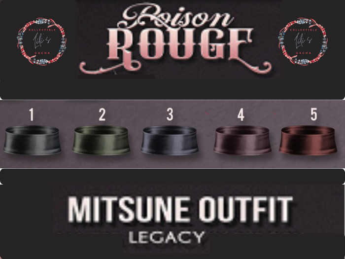 POISON ROUGE - Mitsune OBI - FATPACK - LEGACY -