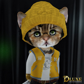 *DLUXE* DINKIES REESE BOBBLE HAT* yellow