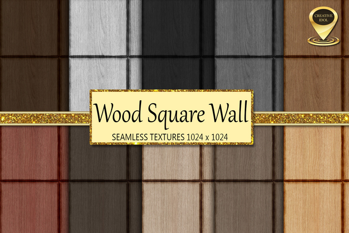 Wood Square Wall Textures