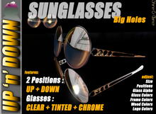 S&G - Sunglasses *Big Holes* (up+down)