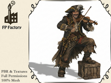 Pirate Fiddler Character Full Perm