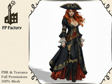 Woman Pirate Captain Full Perm