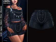 ::WD:: Shorts Starla PBR - Striped (Black)