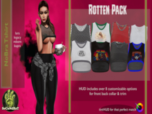 SeCoNdRoT NoBra TShirt Rotten Pack
