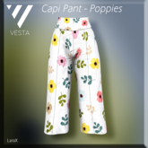 VESTA - Capi Pant - Poppies