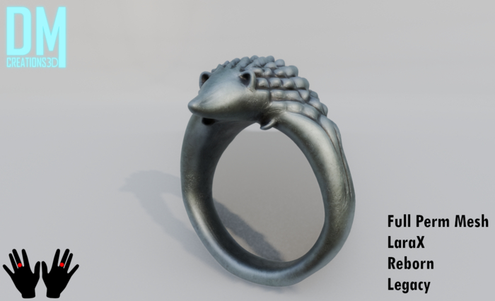Hedgehog Ring Full Perm Mesh