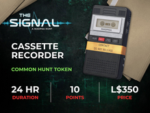 MadPea The Signal Hunt Token: Cassette Recorder