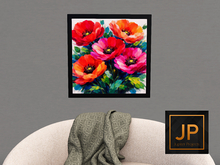 [JP] BLACK FRAME with Poppies