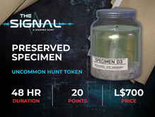 MadPea The Signal Hunt Token: Preserved Specimen