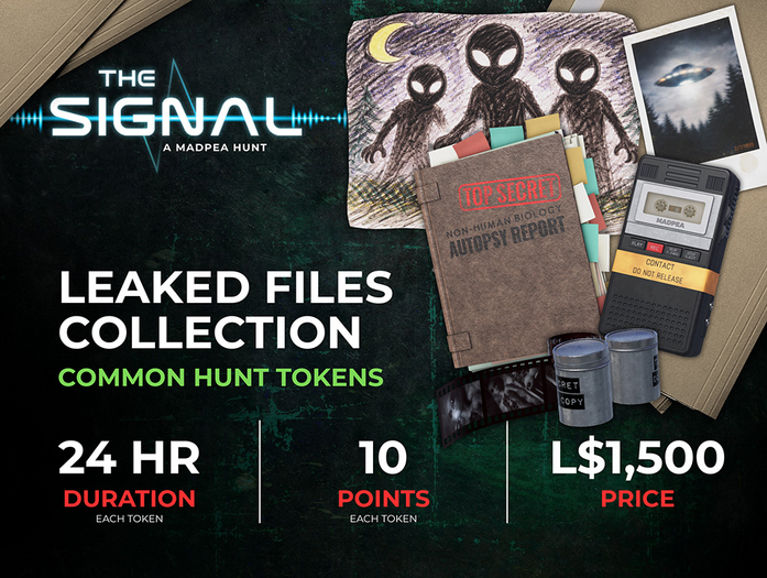 MadPea The Signal Hunt Token Bundle: Leaked Files