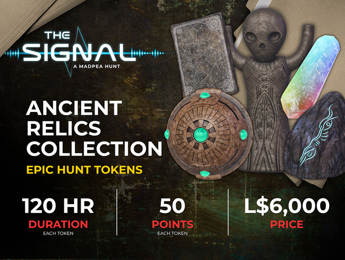 MadPea The Signal Hunt Token Bundle: Ancient Relics