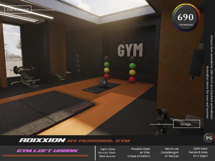 Gym Urban Loft / Arq. PG