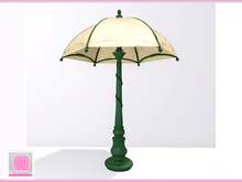 Vintage Garden Parasol  4m Tall Decorative Umbrella