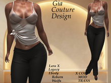 "GCD" Genie Knotted Top Nude
