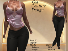 "GCD" Genie Knotted Top Pink