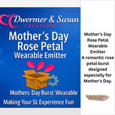 Mothers Day Wearble Rose Petal Emitter