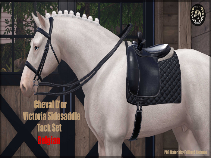 Cheval D'or / Teeglepet Belgian / Victoria SideSaddle Set.[HUD]