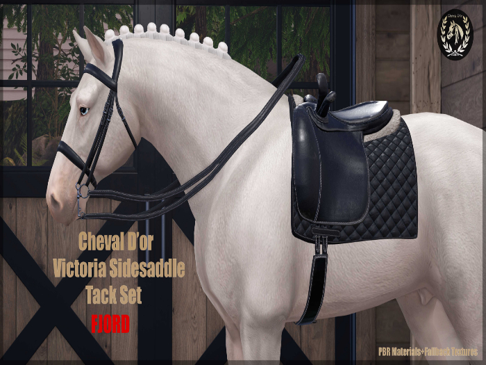 Cheval D'or / Teeglepet Fjord / Victoria SideSaddle Set.[HUD]