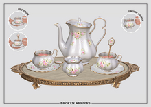 BROKEN ARROWS - Fleur Tea Set - Golden