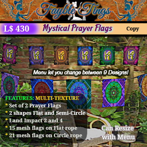 Mystical Prayer Flag Multi-Texture DEMO