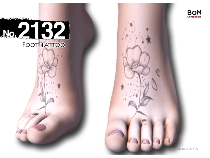 (Foot Tattoo) No.2132