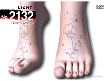 (Foot Tattoo) No.2132 Light