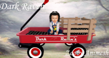 Dark Raven Little Red Wagon Zooby