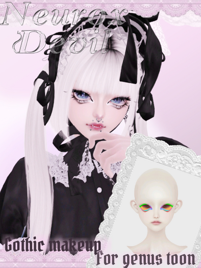 NeuroxDevil - Gothic Makeup BOM for Genus Toon