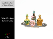 Silver Heirloom Perfume Tray