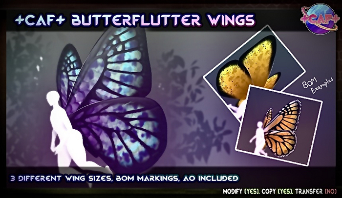 +CAF+ Butterflutter Wings