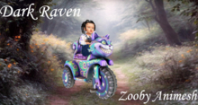 Dark Raven Crazy Cat