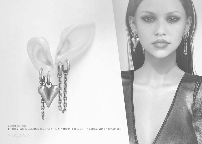 SIGMA Accelet earrings DEMO [ADD]
