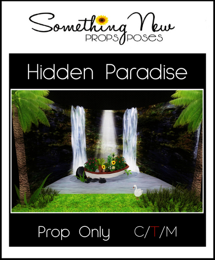 **SN~ Hidden Paradise Photo Prop