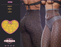 {reBEEca} - Feydi Leggings Lace Banana