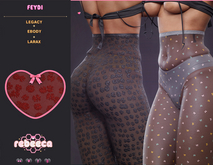 {reBEEca} - Feydi Leggings Lace Wine