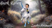 Dark Raven Magic Unicorn