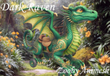 Dark Raven Green Dragon
