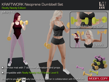 *KraftWork Neoprene Dumbbell Set (Really Needy)