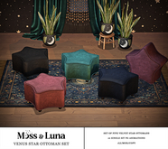 Moss & Luna- Venus Ottoman Set (add)