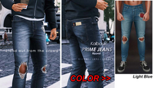 <Kalback> Prime Jeans Ripped Light Blue