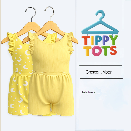 {Tippy Tot's}Crescent Moon YELLOW