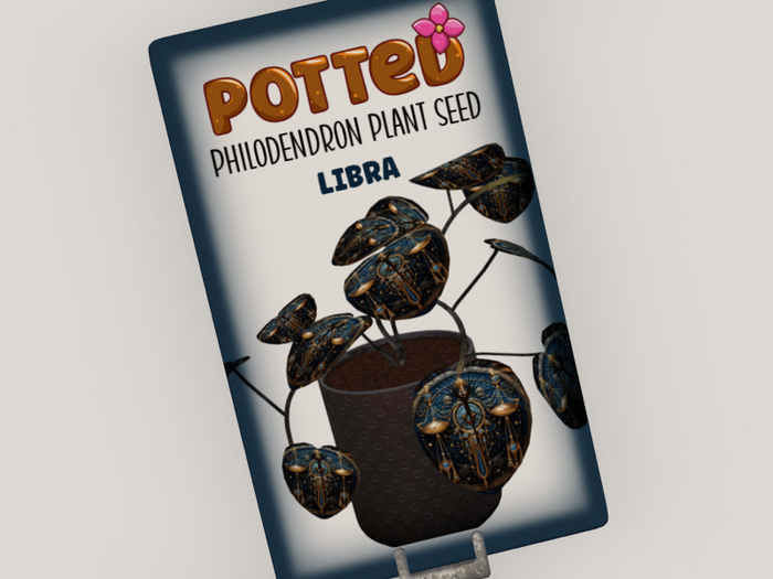 Potted: Philodendron Seed: Libra