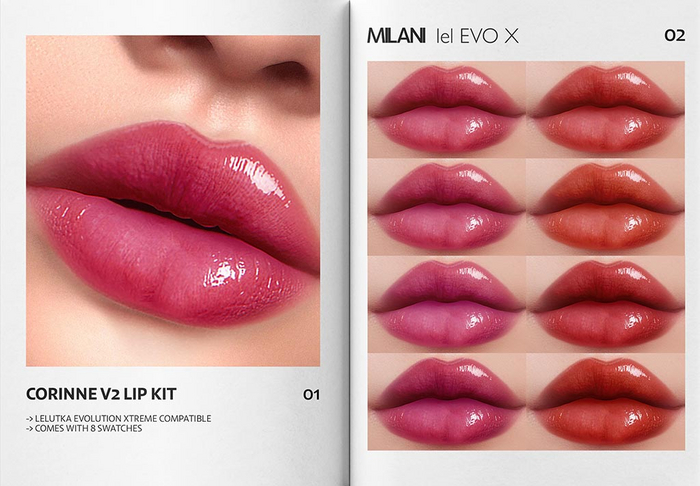 MILANI - "CORINNE V2" LIP KIT / FATPACK