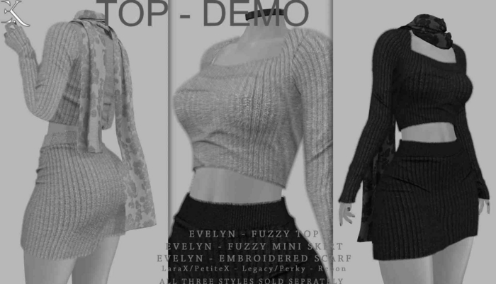 E.K - Evelyn - Fuzzy Top - DEMO {ADD - ME}