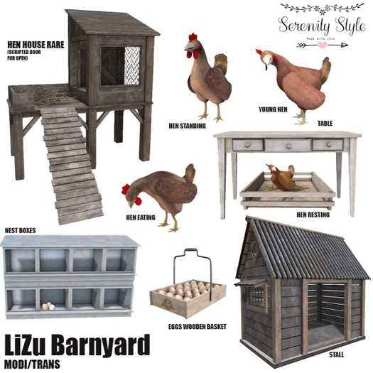 Serenity Style- LiZu barnyard Full Set inc RARE