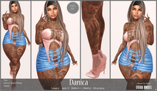 Dark Angel : Danica Set - Peach [Legacy - Lara X - Reborn/Waifu - Nhumana]