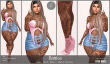 Dark Angel : Danica Set - Pink [Legacy - Lara X - Reborn/Waifu - Nhumana]