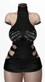 -PULSE- Frea Dress / Black