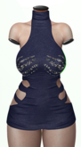 -PULSE- Frea Dress / Blue