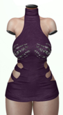 -PULSE- Frea Dress / Purple
